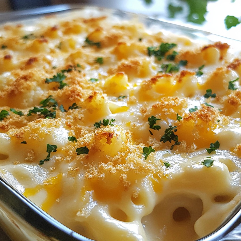 Cauliflower Mac and Cheese Creamy Comfort Food Recipe