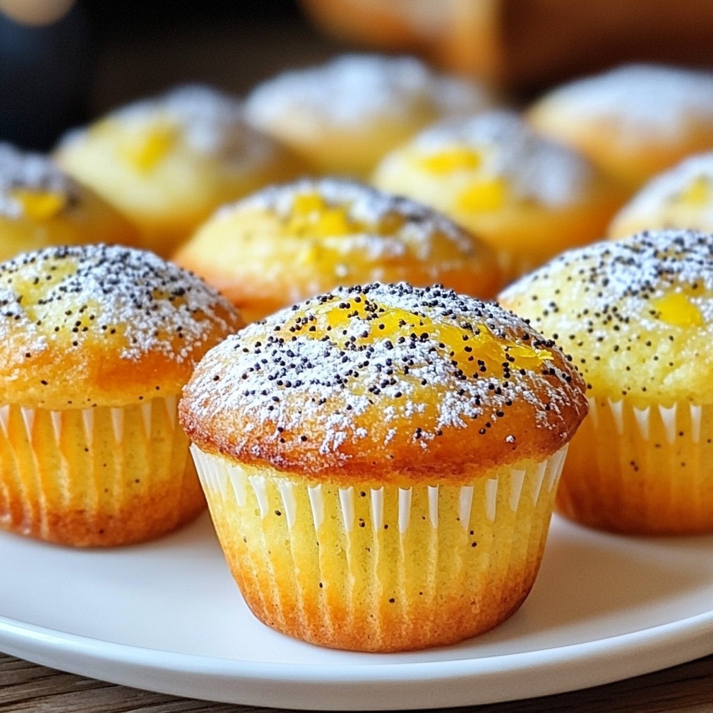 Lemon Poppy Seed Muffins Simple and Tasty Recipe