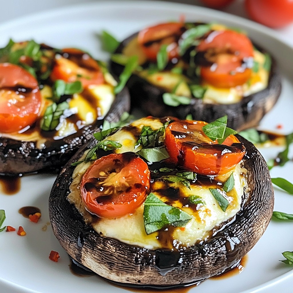 Caprese Stuffed Portobellos Delightful Flavor Boost