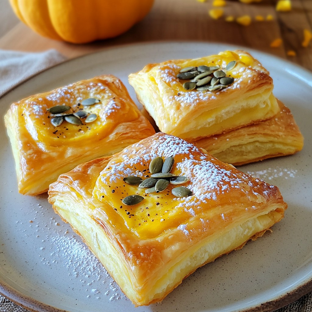 Delicious Pumpkin Cream Cheese Danish Simple Recipe