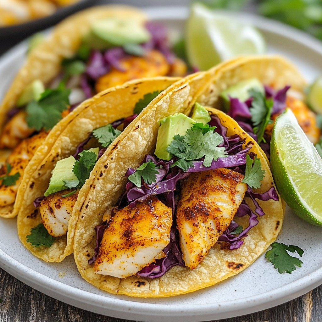 Blackened Cajun Fish Tacos Flavorful and Easy Recipe