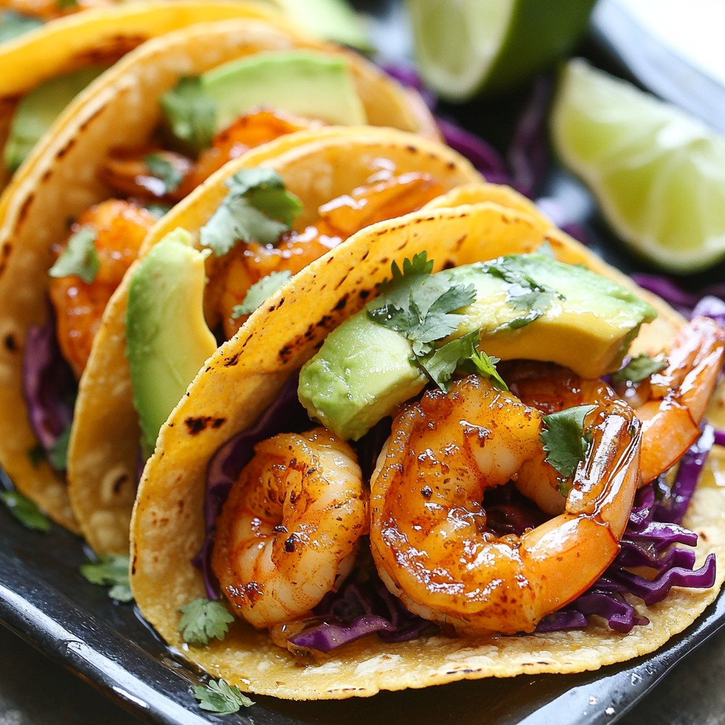 Honey Garlic Shrimp Tacos Tasty and Easy Recipe