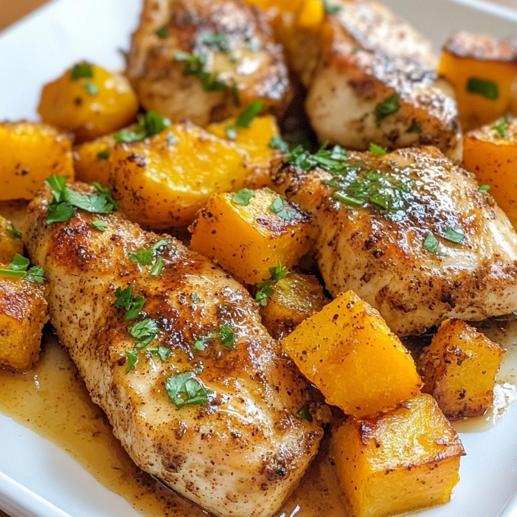 Meal Prep Spiced Chicken with Roasted Squash Recipe