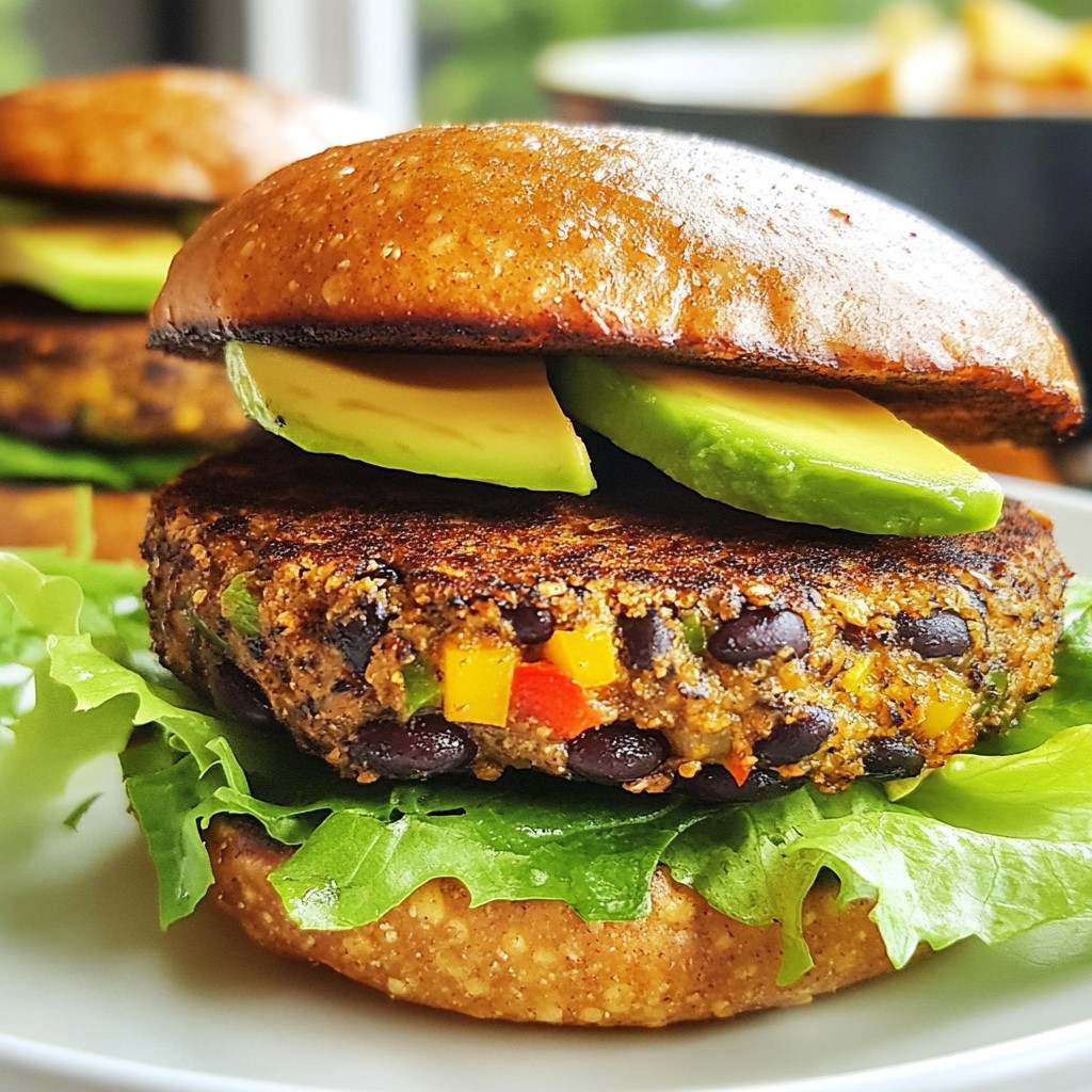 Smoky Chipotle Black Bean Burgers Flavorful Delight