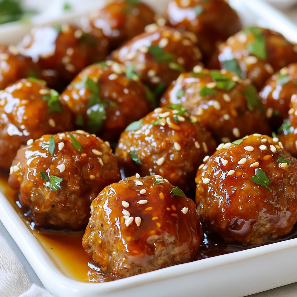 Honey Garlic Meatless Meatballs Simple and Tasty Dish