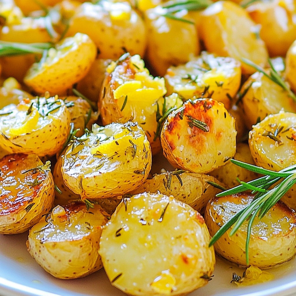 Lemon Rosemary Roasted Potatoes Flavorful Side Dish