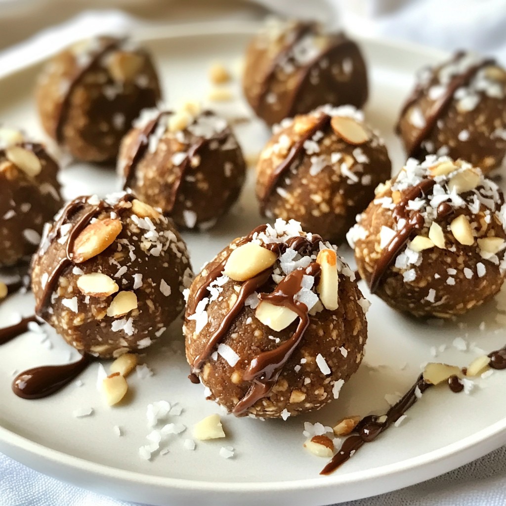 Almond Joy Energy Bites Tasty and Healthy Treat