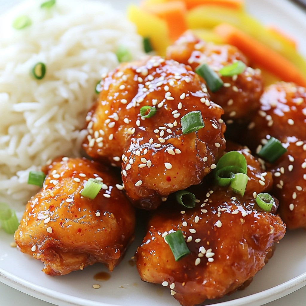 Savory Sweet & Spicy Korean Chicken Recipe
