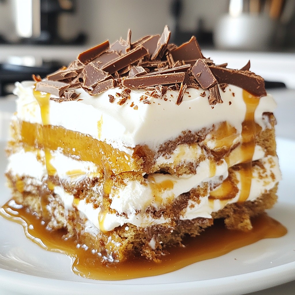Caramel Macchiato Icebox Cake Rich and Creamy Delight