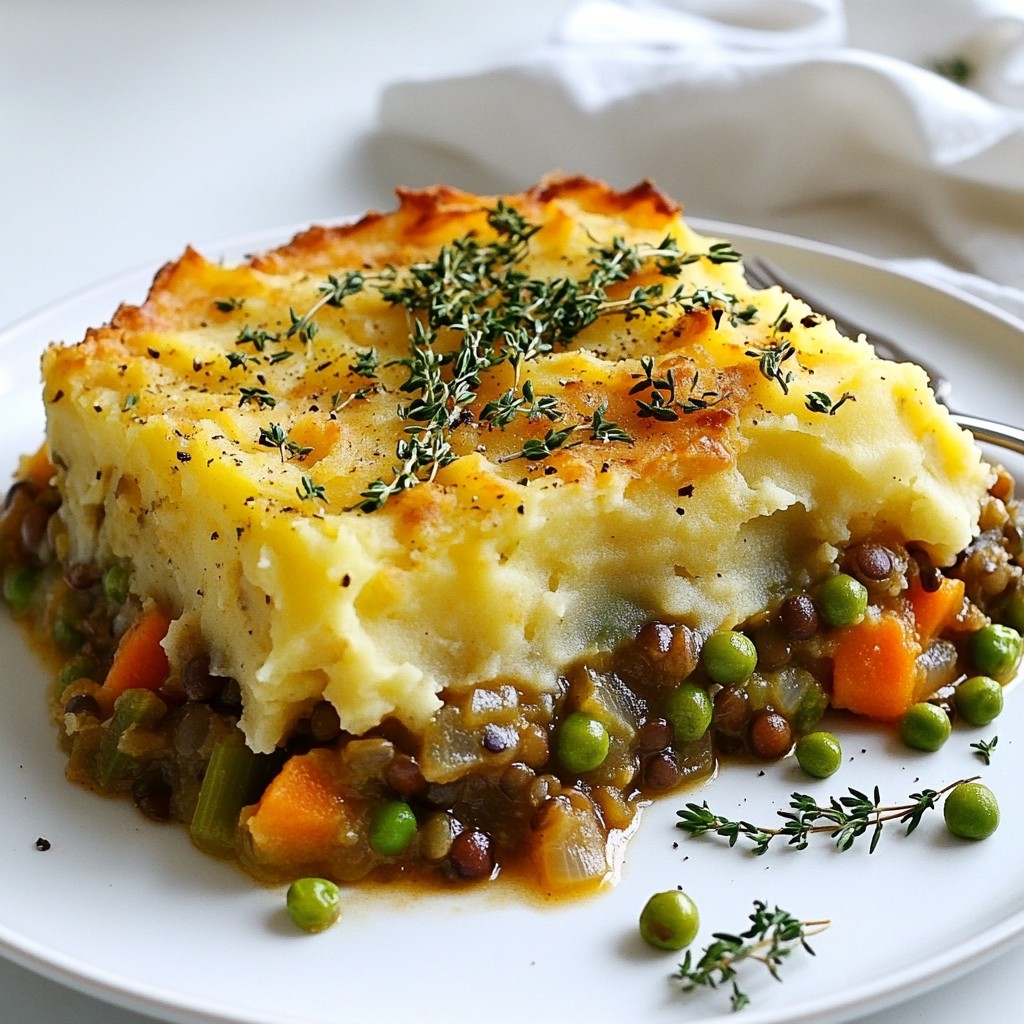 Vegan Lentil Shepherd’s Pie Savory and Hearty Dish