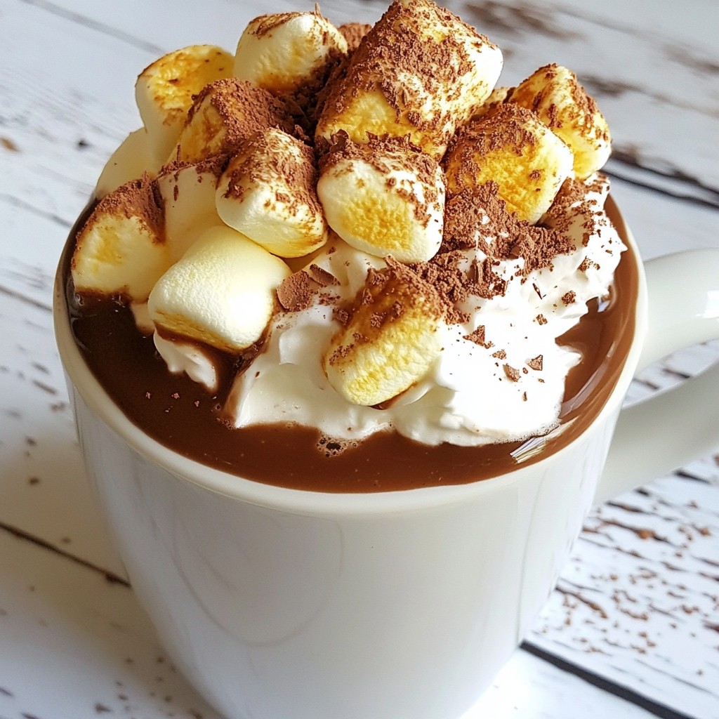 Toasted Marshmallow Hot Chocolate Creamy Indulgence