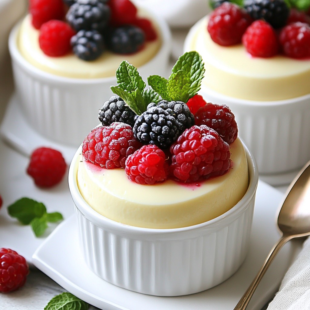Vanilla Bean Panna Cotta Creamy Dessert Delight