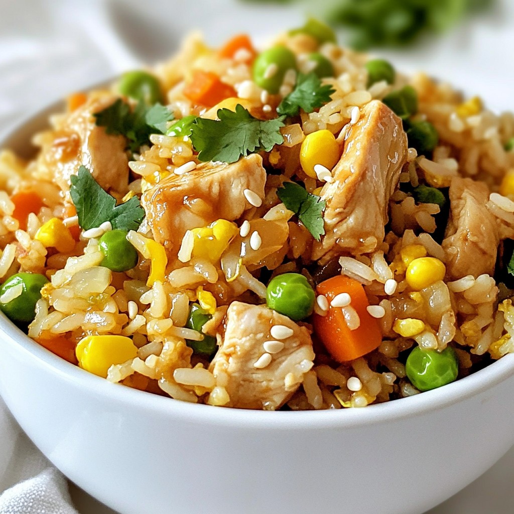 Teriyaki Chicken Fried Rice Flavorful Easy Recipe