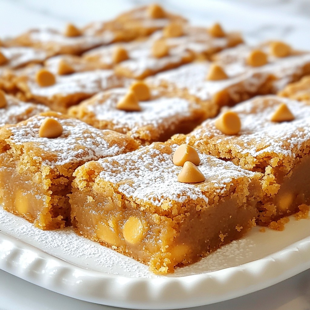 Butterscotch Blondies Decadent and Easy Recipe