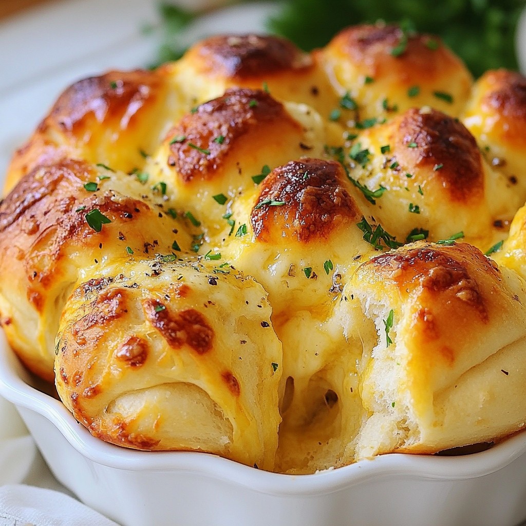 Cheesy Pull Apart Garlic Rolls Tasty Indulgence Recipe