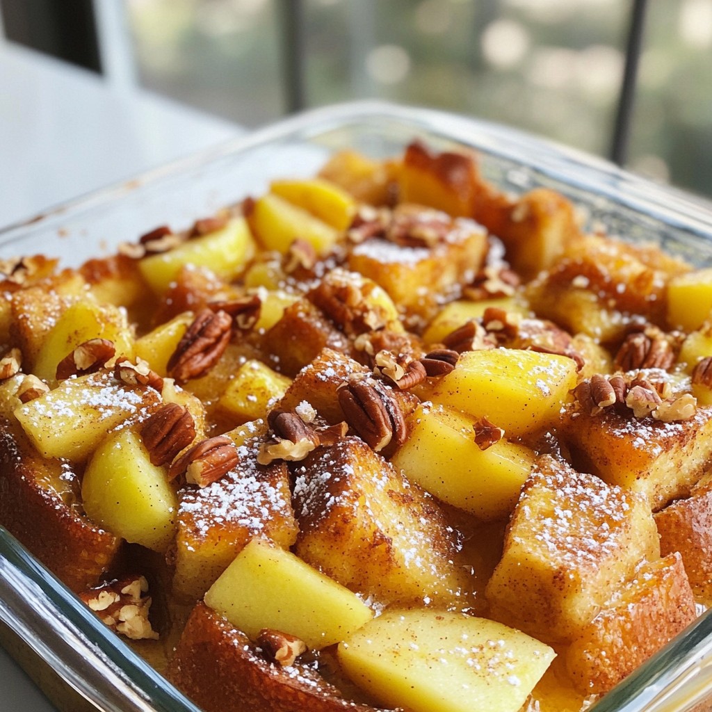 Cinnamon Apple French Toast Bake Simple and Tasty