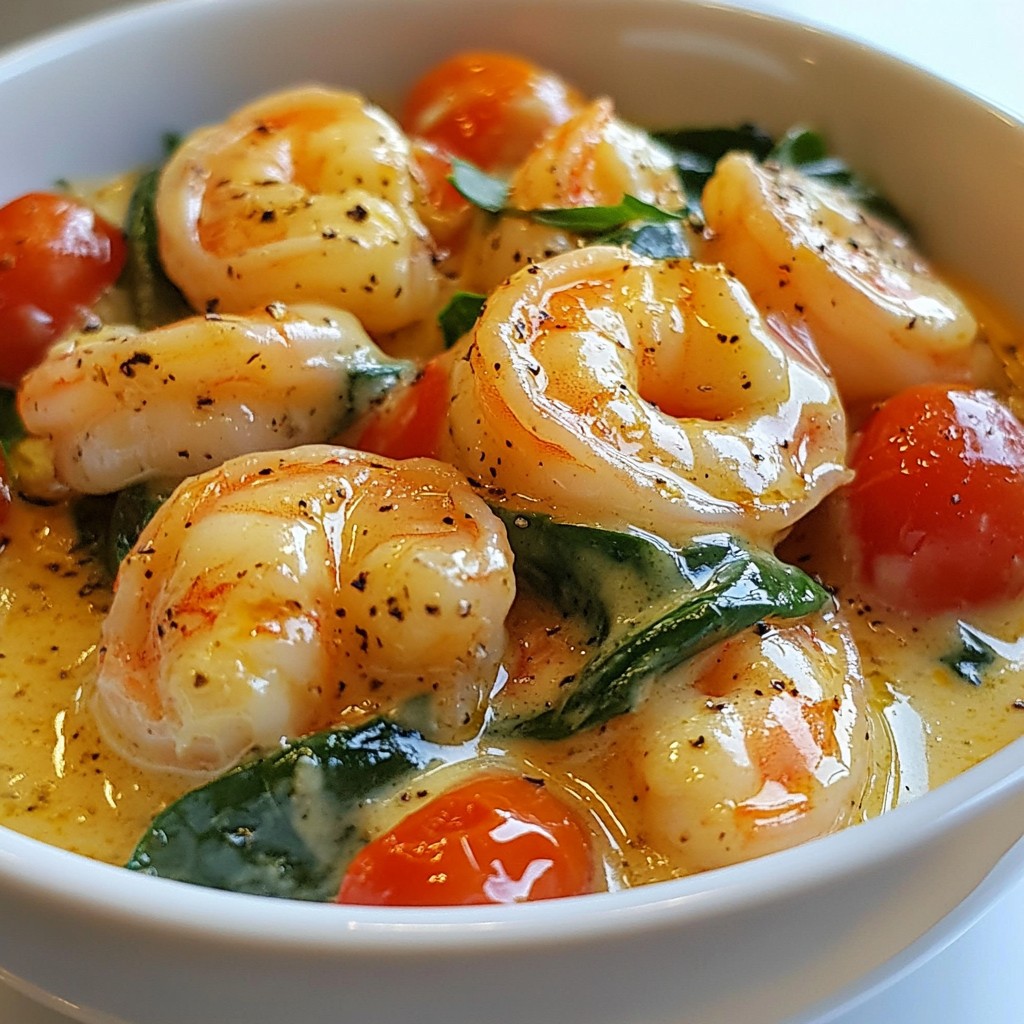 Creamy Tuscan Shrimp Delightful Flavorful Recipe