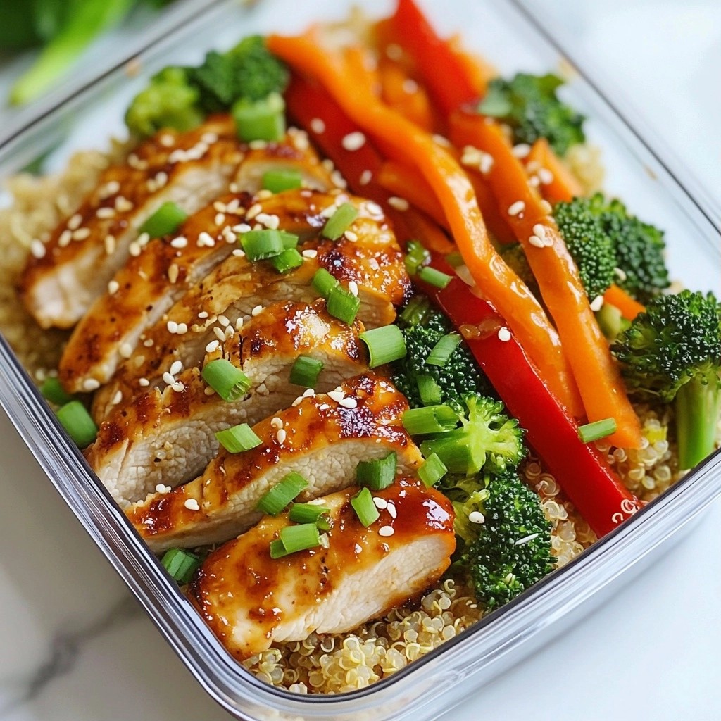 Meal Prep Ginger Chicken with Quinoa Delight
