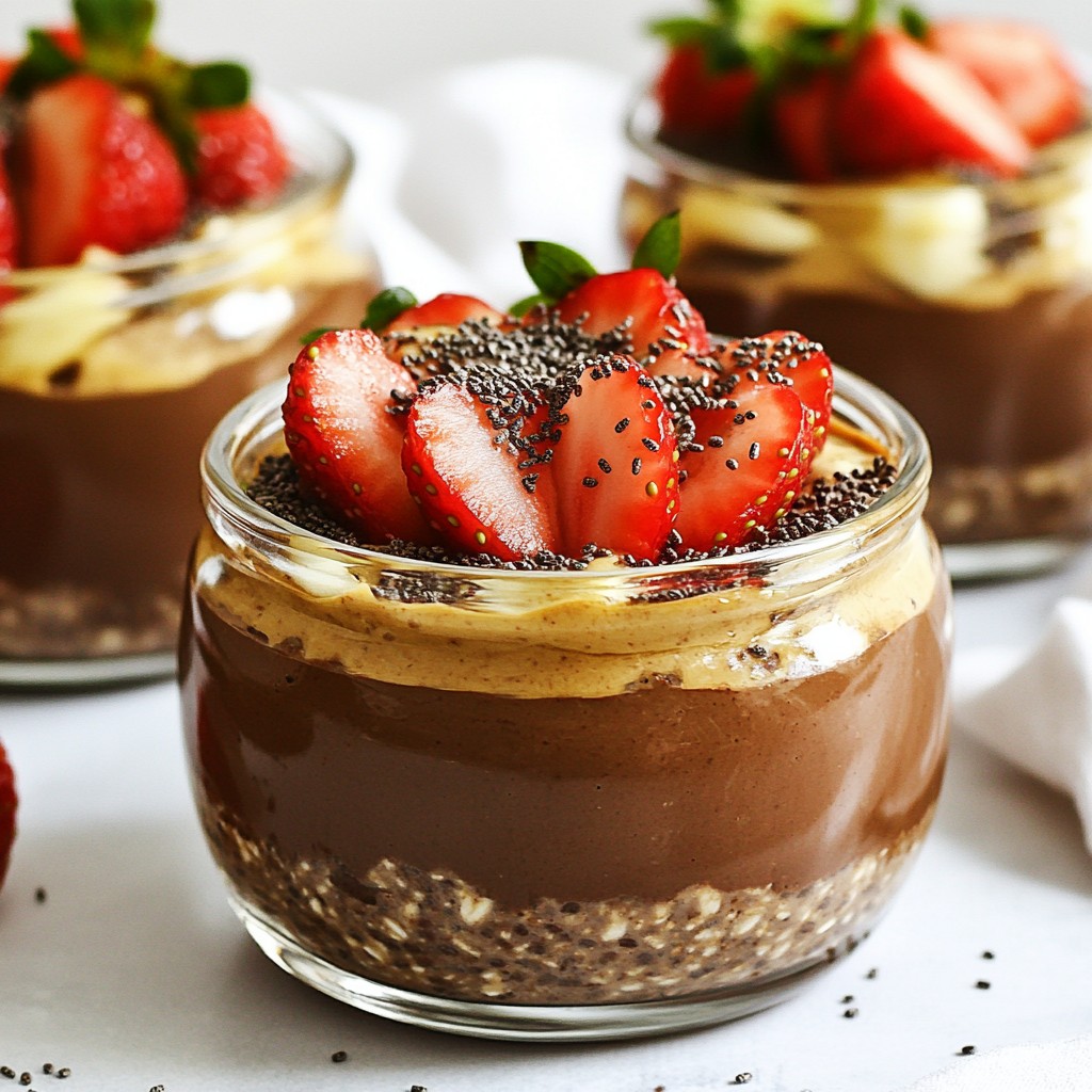 Chocolate Strawberry Overnight Oats Easy Breakfast Delight