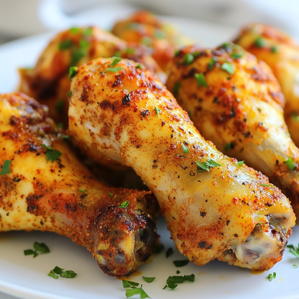 Crispy Air Fryer Chicken Drumsticks Quick and Simple