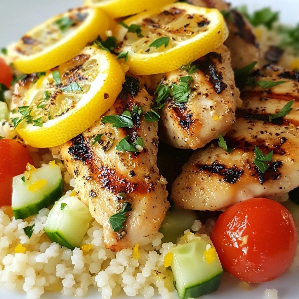 Prep-Friendly Lemon Thyme Chicken with Couscous Delight