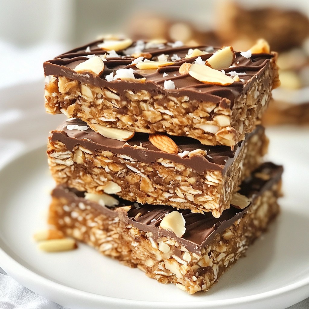 Almond Joy Energy Bars Tasty and Easy Snack Recipe