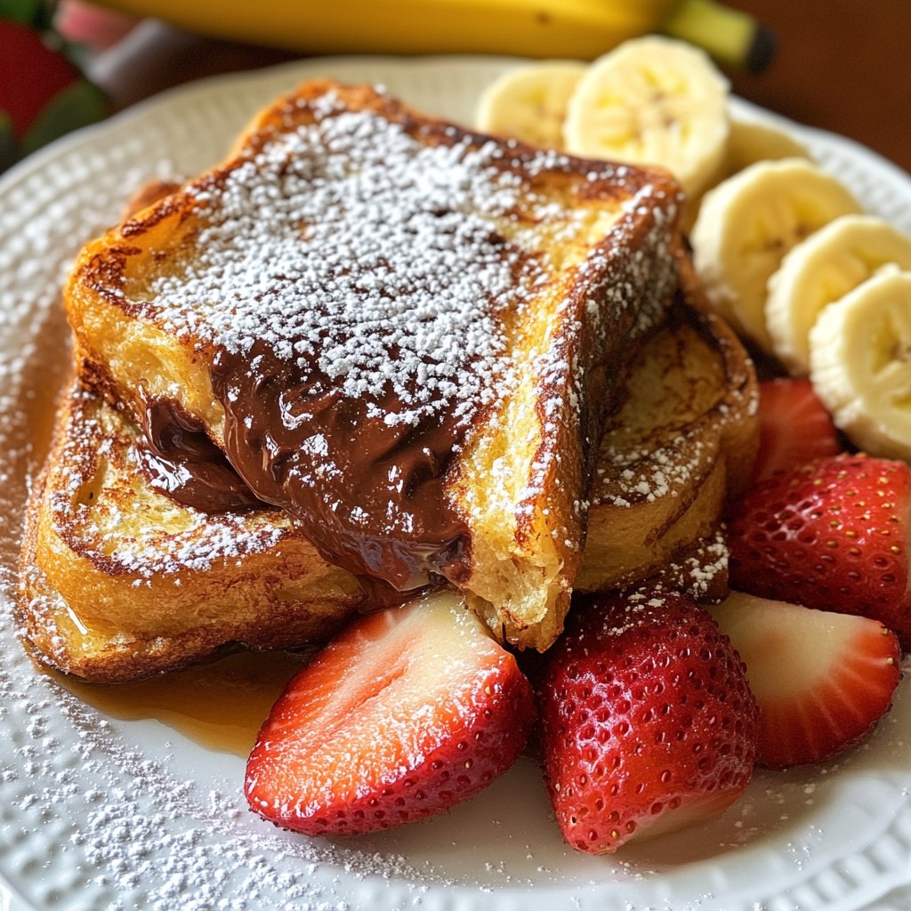 Nutella Stuffed French Toast Delightful and Easy Recipe
