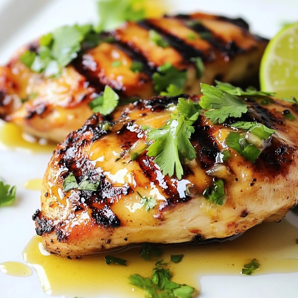 Smoky Grilled Chicken with Honey Lime Glaze Delight