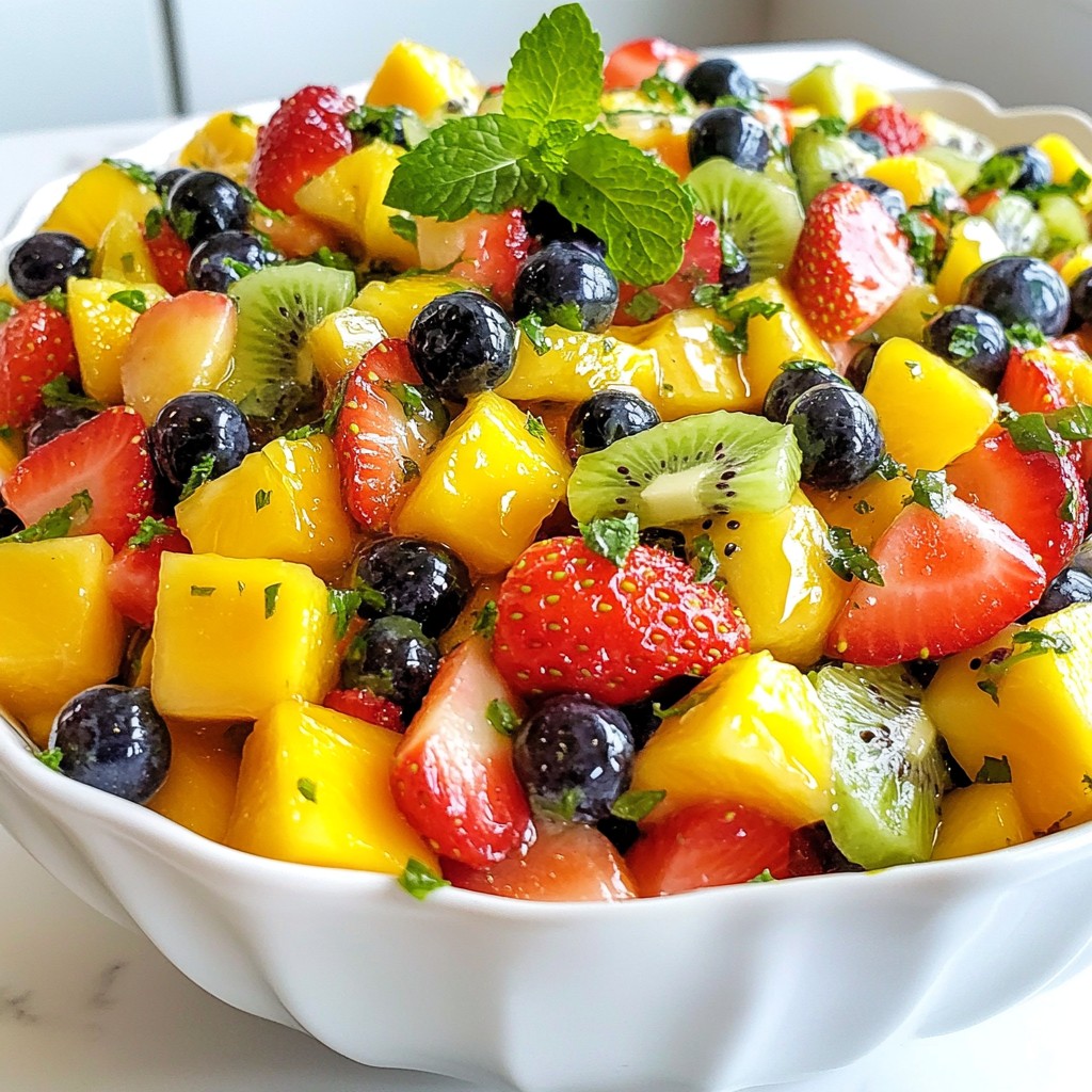 Honey Lime Fruit Salad Fresh and Flavorful Delight