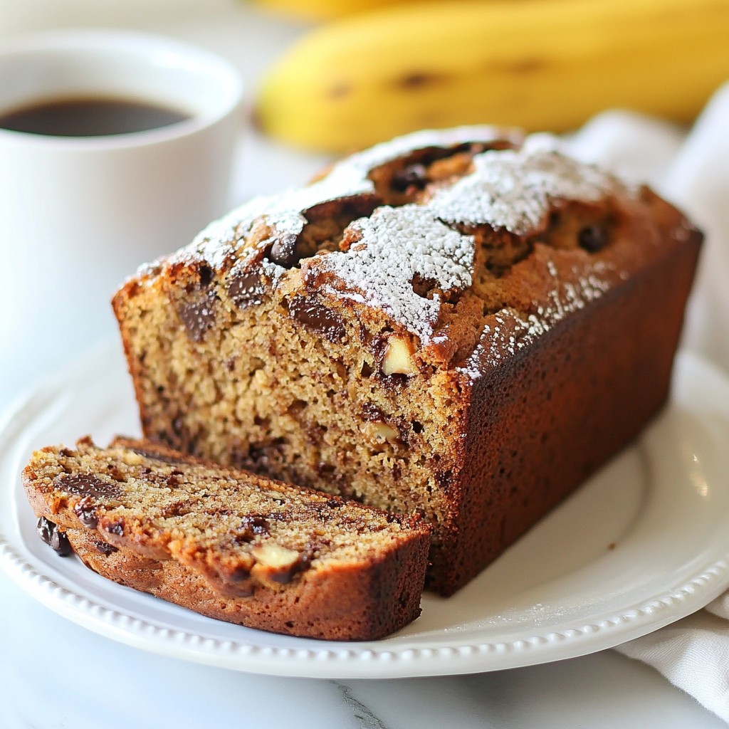 Mocha Chip Banana Bread Simple and Flavorful Treat
