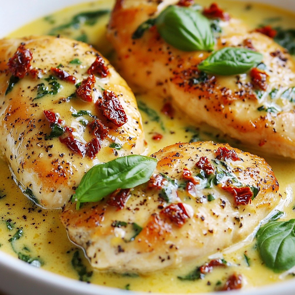 Creamy Sun Dried Tomato Chicken Easy Weeknight Meal