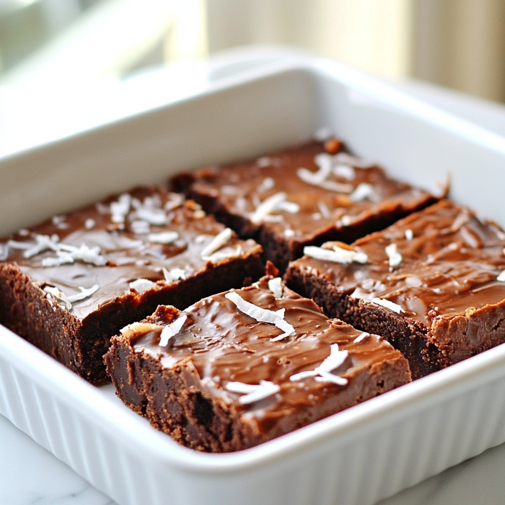 Chocolate Coconut Almond Bars Easy Homemade Snack