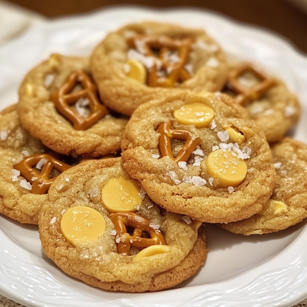Butterscotch Pretzel Cookies Irresistible Sweet Treats