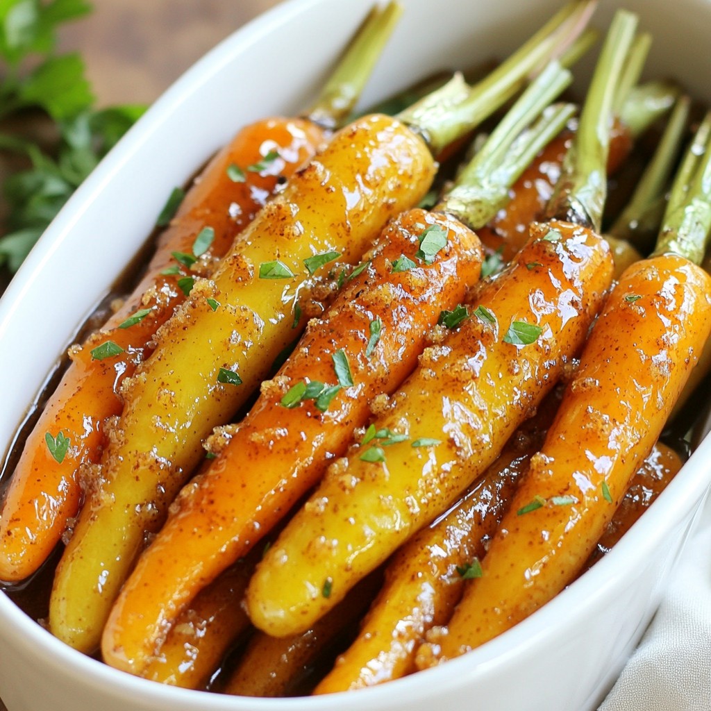 Brown Sugar Glazed Carrots Simple Side Dish Recipe