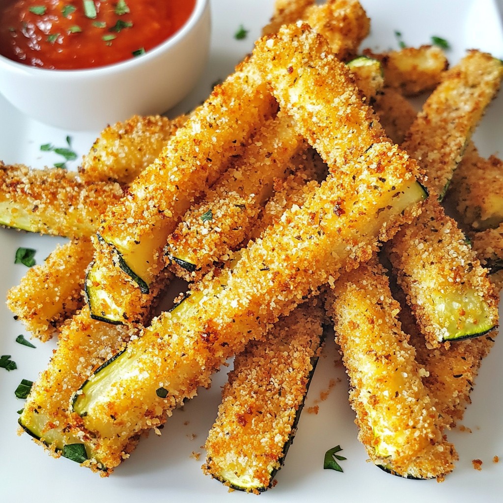 Crispy Baked Zucchini Fries Guilt-Free Tasty Snack