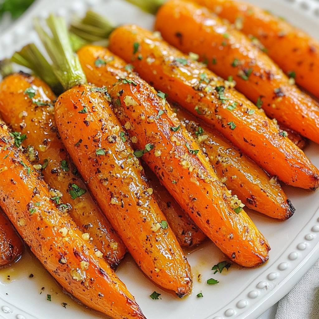 Honey Garlic Roasted Carrots Flavorful and Simple Dish