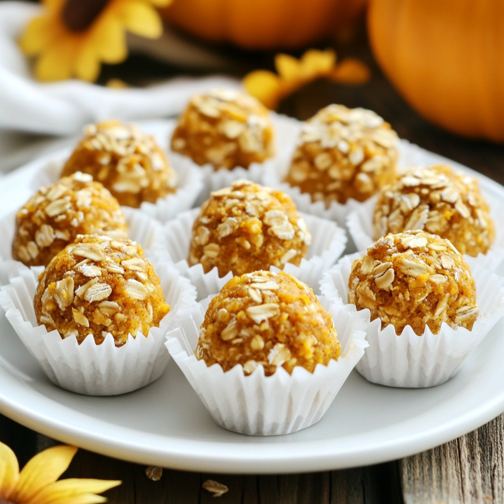 Pumpkin Spice Energy Bites Tasty and Healthy Snack