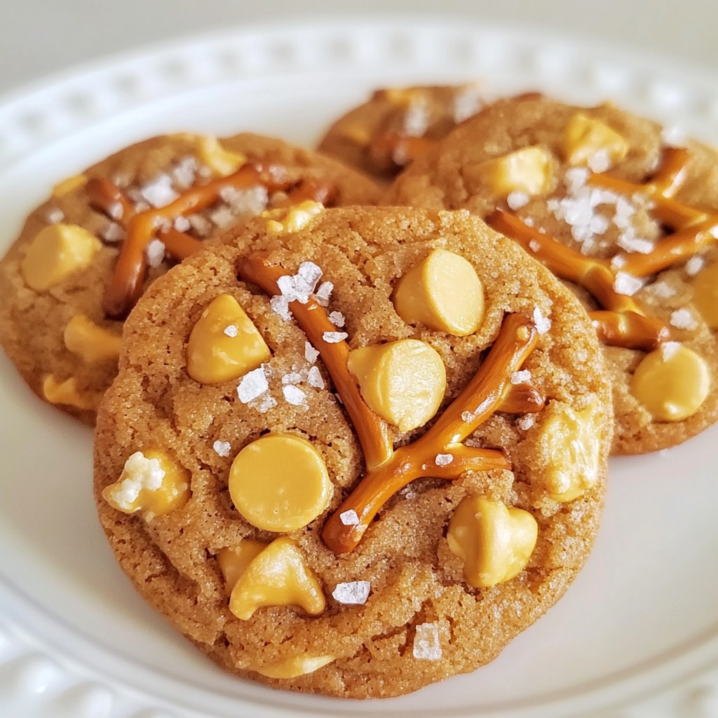 Butterscotch Pretzel Cookies Delightful and Easy Recipe