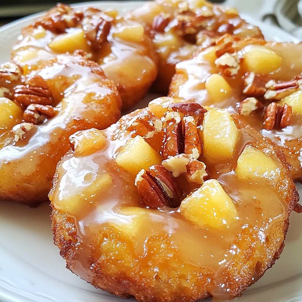 Maple Glazed Apple Fritters Easy and Tasty Treat