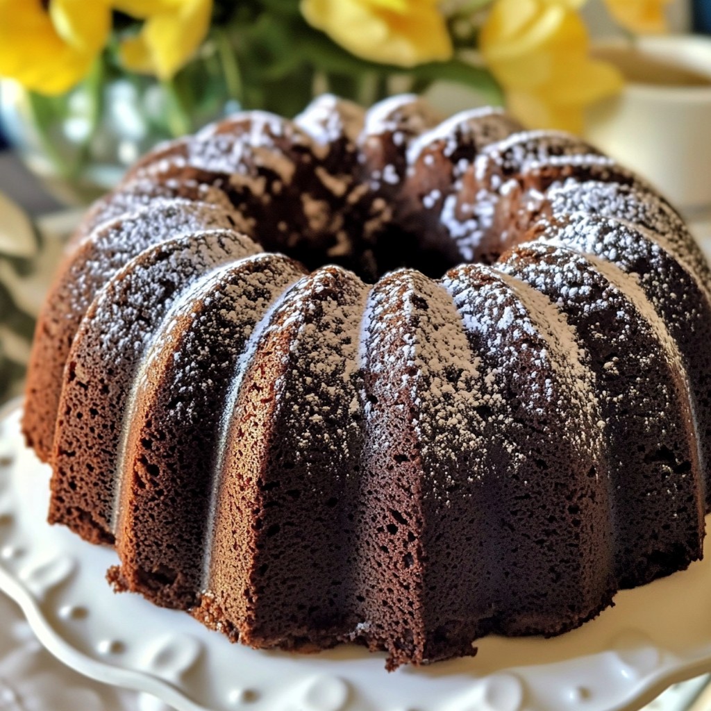 Chocolate Espresso Bundt Cake Rich and Decadent Treat