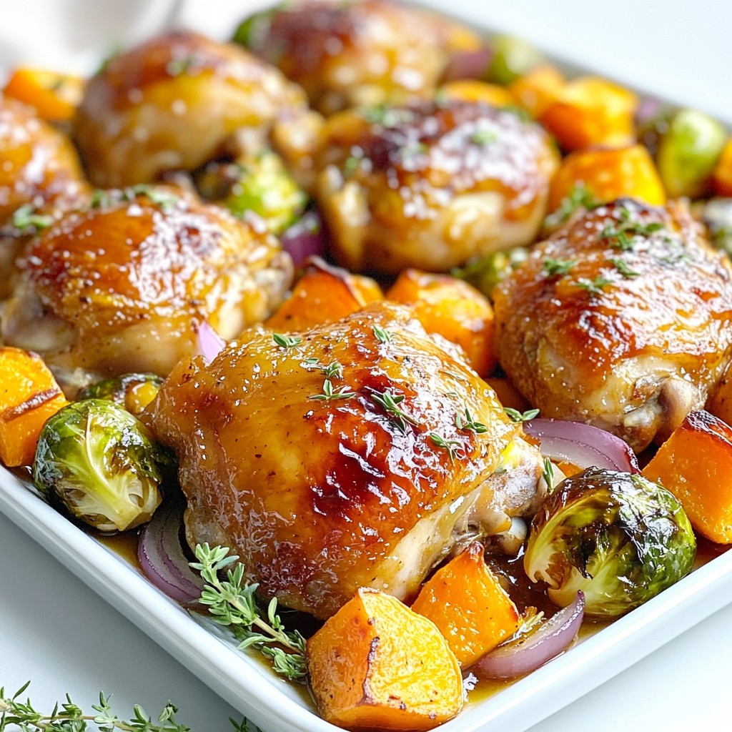 Sheet Pan Maple Dijon Chicken Flavorful and Easy Meal