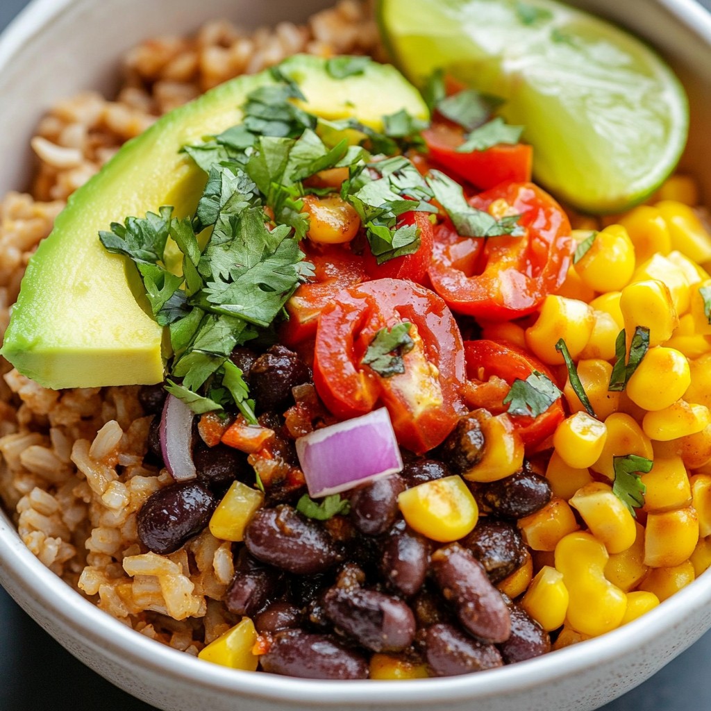 Chipotle Black Bean Burrito Bowls Easy Flavorful Meal