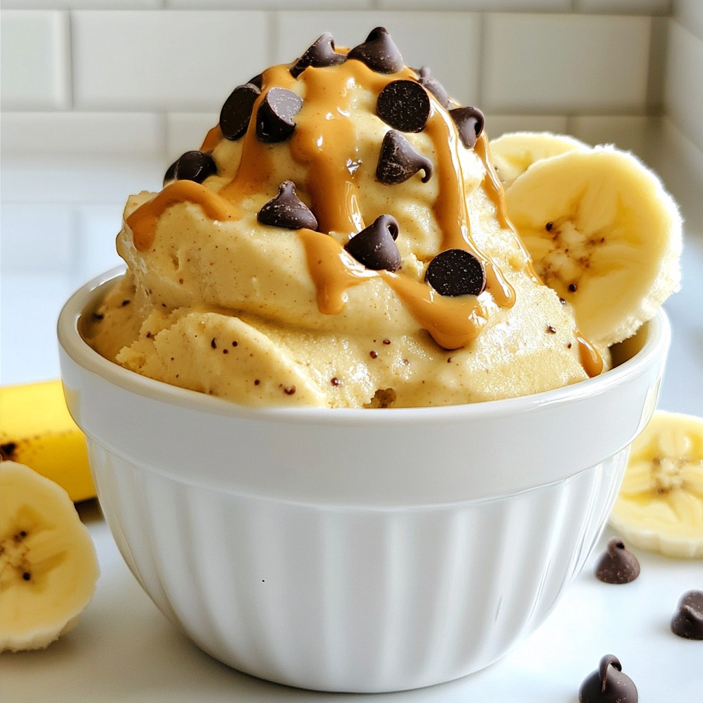 Peanut Butter Banana Nice Cream Delightful Frozen Treat