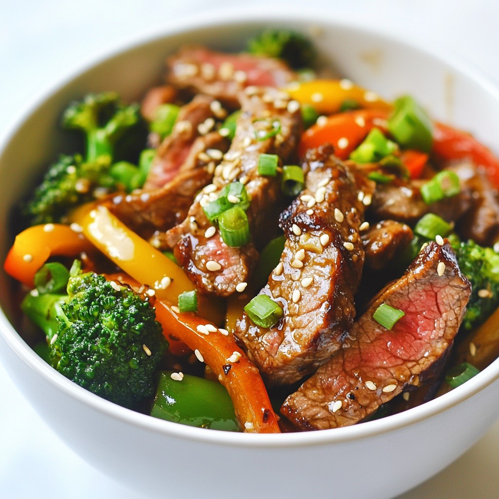 Sesame Ginger Beef Stir Fry Flavorful Weeknight Meal