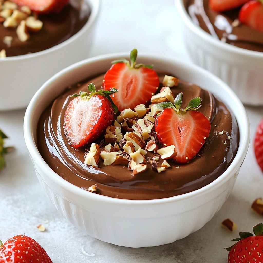 Dairy-Free Chocolate Avocado Pudding Rich Delight