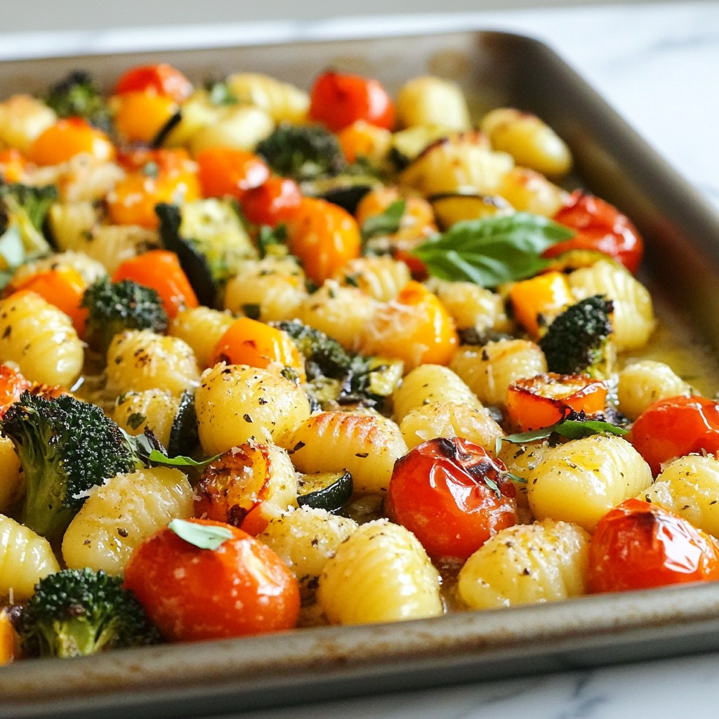 Sheet Pan Gnocchi with Veggies Easy and Flavorful Meal
