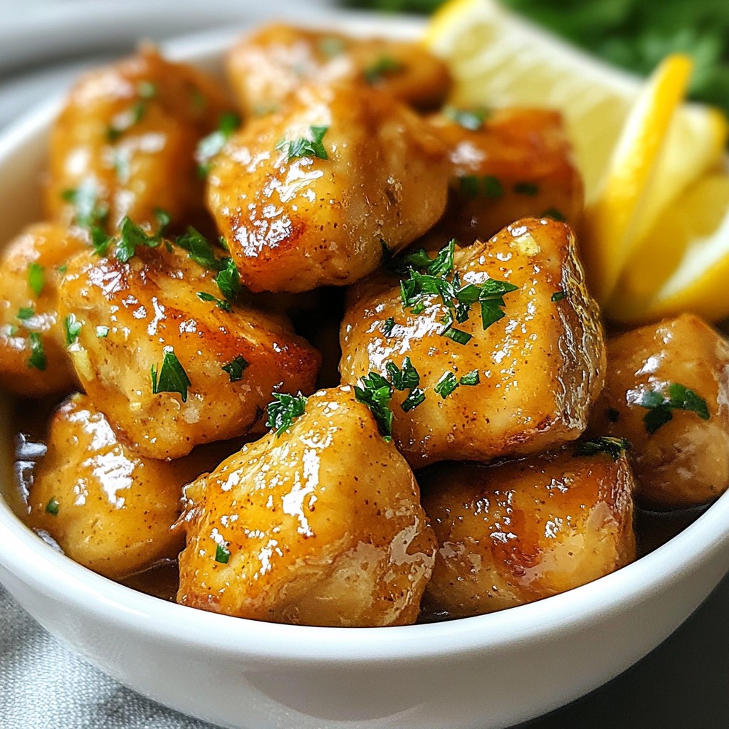 Garlic Butter Chicken Bites Simple and Tasty Recipe