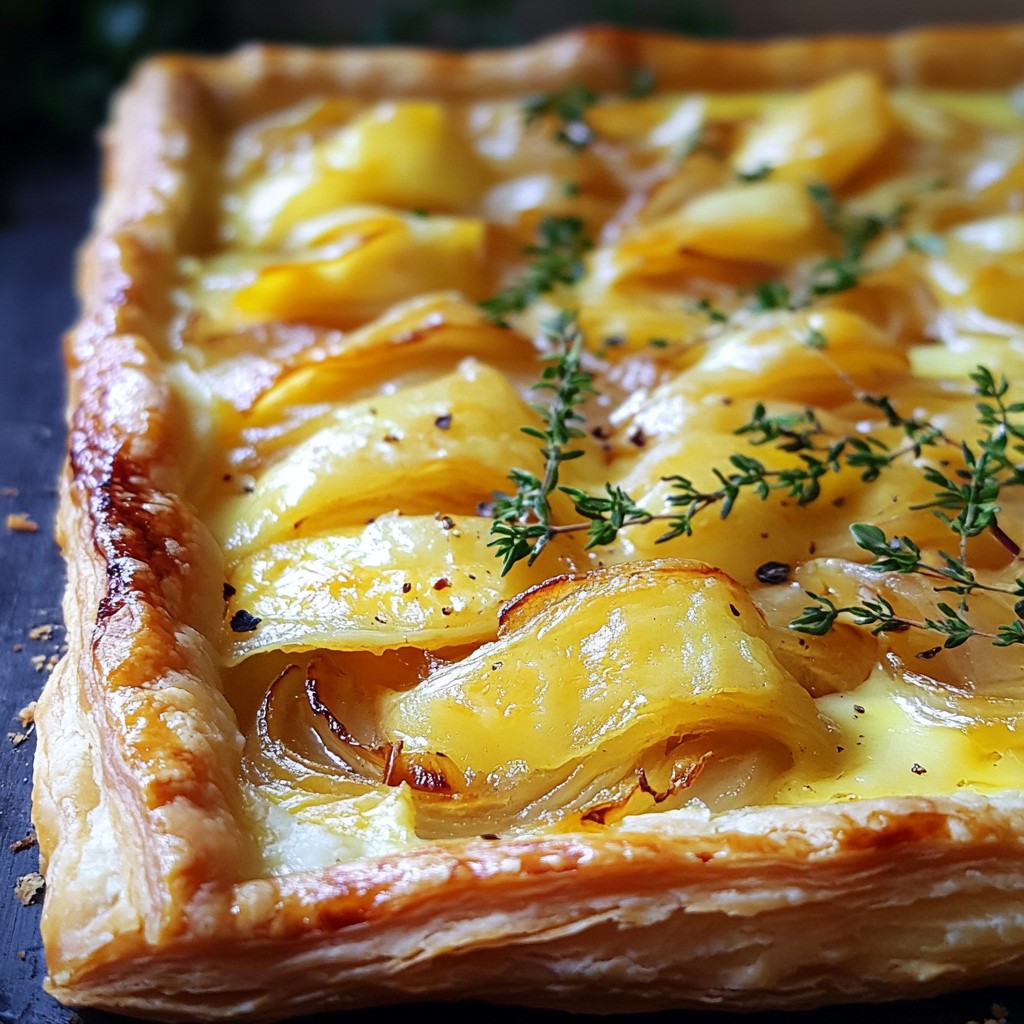 Caramelized Onion Gruyere Tart Delicious and Simple Recipe