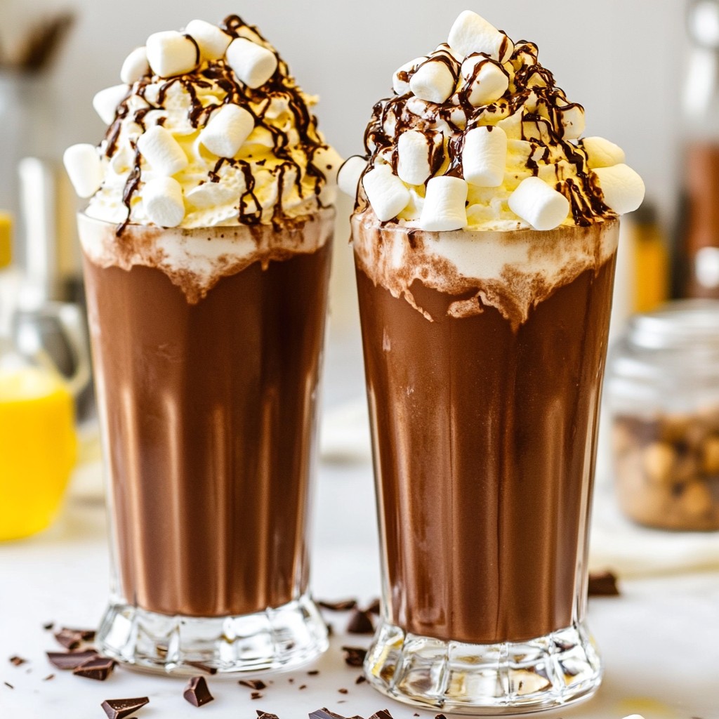 Frozen Hot Chocolate Shake Delightful and Easy Recipe