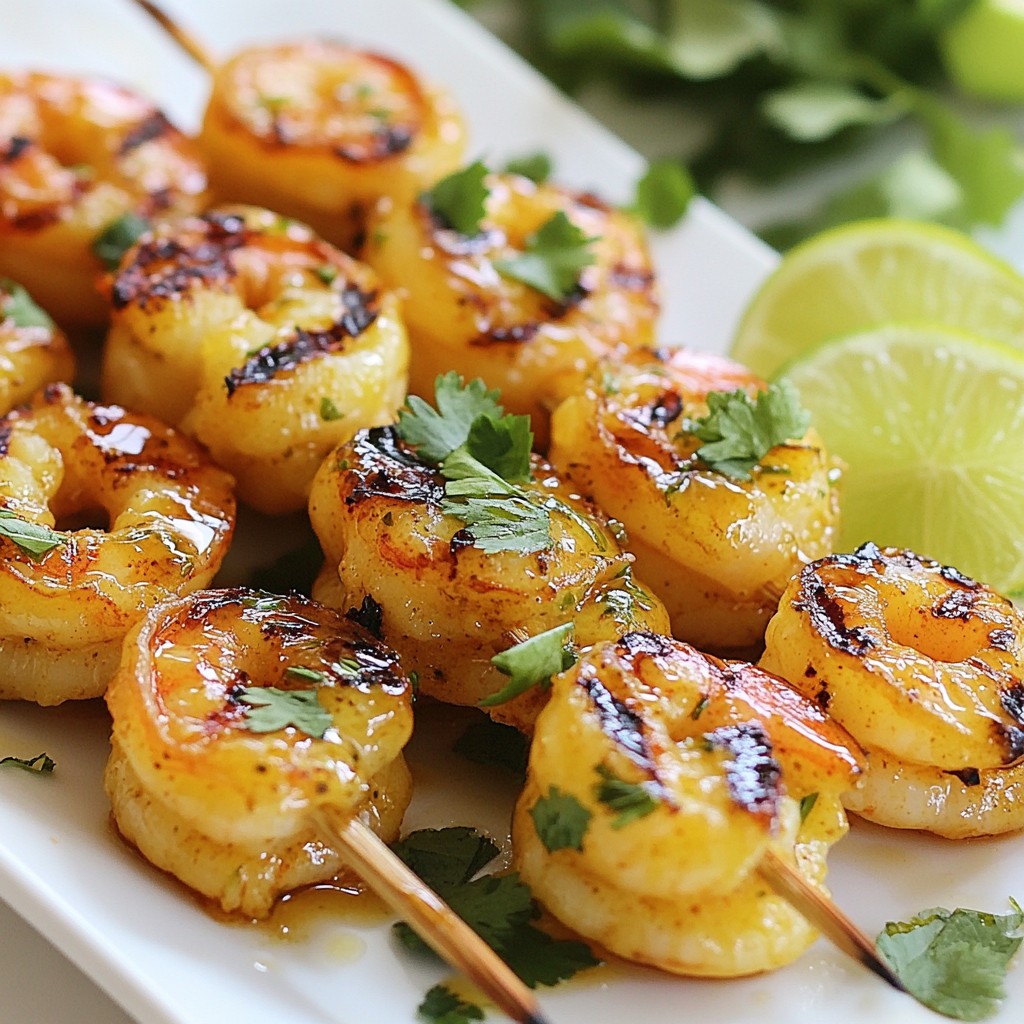 Honey Lime Grilled Shrimp Skewers Flavorful Delight